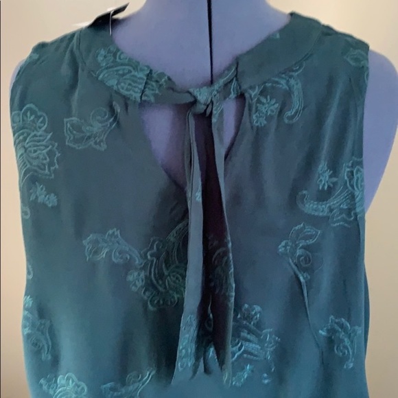 torrid Tops - Emerald mock neck crepe top